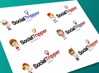 Socialtripper Logo e Mascotte