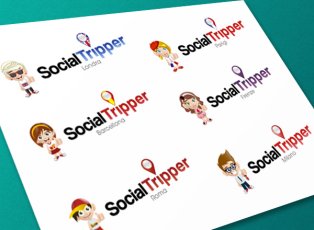 Socialtripper Logo e Mascotte